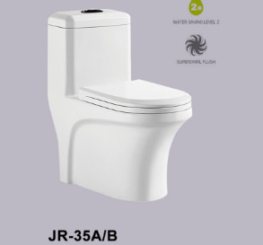 Su Tasarruflu Ekonomik Tek Parça Sifon Jet Klozet 680*375*745mm