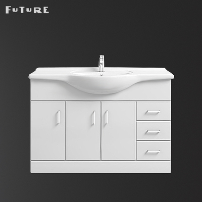 850*475*230mm Banyo Lavabo Dolabı Beyaz Ayaklı Lavabo Ünitesi
