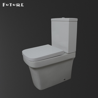 610*357*400MM Kare Yakın Bağlantılı Tuvalet P Tuzak Klozet Çevre Dostu
