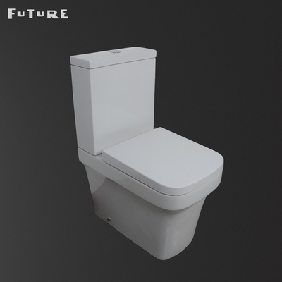 610*357*400MM Kare Yakın Bağlantılı Tuvalet P Tuzak Klozet Çevre Dostu