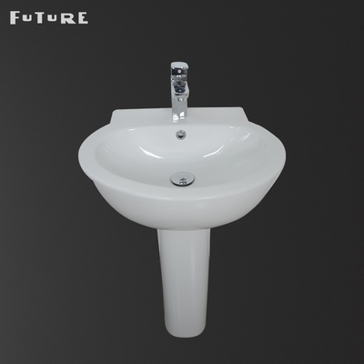 İngiltere Pazarı İçin Korozyon Önleyici 500mm Lavabo ve Ayaklı El Lavabo