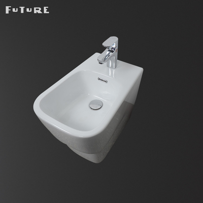 W350mm Beyaz Yerden Bide Banyo Tuvalet Bide BB903