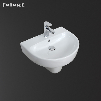 Seramik Tek Parça Ayaklı Lavabo 12 İnç Ayaklı Lavabo Yere Monte