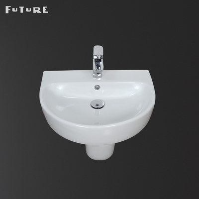 Seramik Tek Parça Ayaklı Lavabo 12 İnç Ayaklı Lavabo Yere Monte