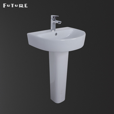 Tek Delik Sqaure Banyo Kaide Havzası 840mm Yüksek 560mm Geniş