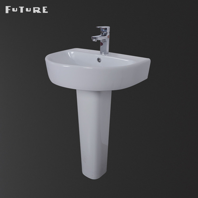 Tek Delik Sqaure Banyo Kaide Havzası 840mm Yüksek 560mm Geniş