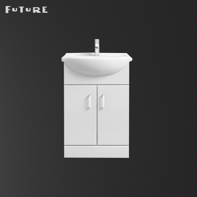 Tek Musluk Seramik Banyo Dolabı Lavabo Temizlemesi Kolay Antikorozif