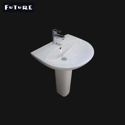 Dayanıklı Ayakta Tek Başına Banyo Ayaklı Lavabo 16 İnç Ayaklı Lavabo