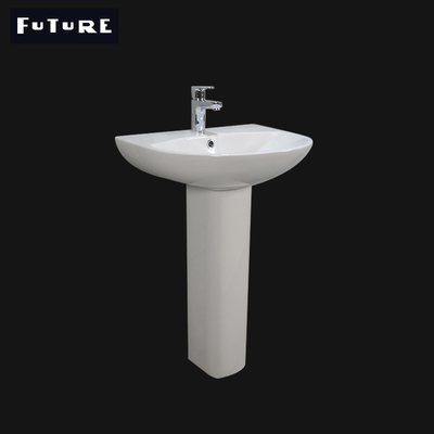Dayanıklı Ayakta Tek Başına Banyo Ayaklı Lavabo 16 İnç Ayaklı Lavabo