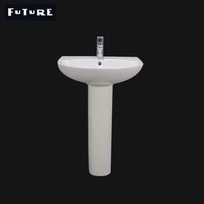 Dayanıklı Ayakta Tek Başına Banyo Ayaklı Lavabo 16 İnç Ayaklı Lavabo