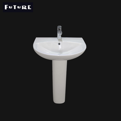 Dayanıklı Ayakta Tek Başına Banyo Ayaklı Lavabo 16 İnç Ayaklı Lavabo