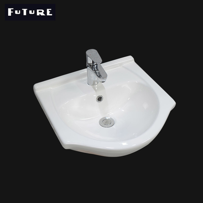 450mm Tek Delikli Seramik El Lavabo Banyo Vanity Lavabo