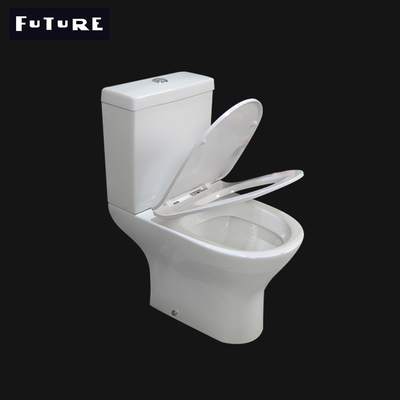 2 Adet Kısa Projeksiyon Çerçevesiz Klozet Küçük Yakın Bağlantılı Klozet 630*350*830mm