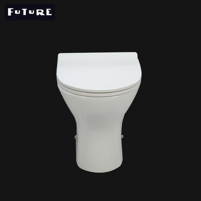 Seramik Kısa Projeksiyon Duvara Karşı Tuvalet 460mm Banyo Tek Parça WC