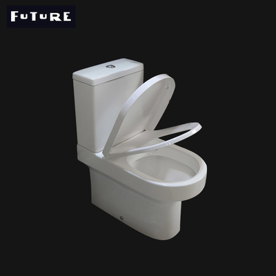 Ofis Binası İçin Modern Verimli Flushing Kısa Projeksiyon Tuvalet 500mm