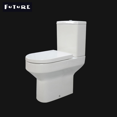 P Trap Yakın Akuple Konfor Yükseklik Klozet İki Parça Klozet 610*357*400MM