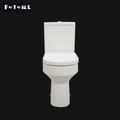 P Trap Yakın Akuple Konfor Yükseklik Klozet İki Parça Klozet 610*357*400MM