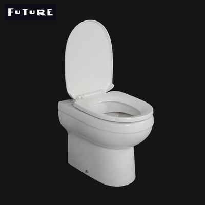 ISO9001 Siklon Flushing Çerçevesiz Gömme Sarnıçlı Duvara Karşı Tuvalet
