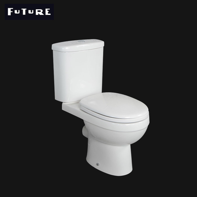 UPC Yakın Bağlantılı Banyo Tuvalet Seramik WC 380mm Geniş Banyo Vitrifiye
