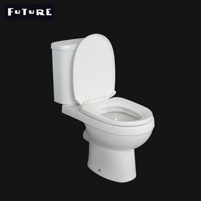 UPC Yakın Bağlantılı Banyo Tuvalet Seramik WC 380mm Geniş Banyo Vitrifiye