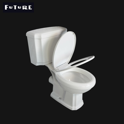 630*350*830mm Kapalı Akuple Wc Tuvalet Çift Parça Yavaşlatmalı Komodin