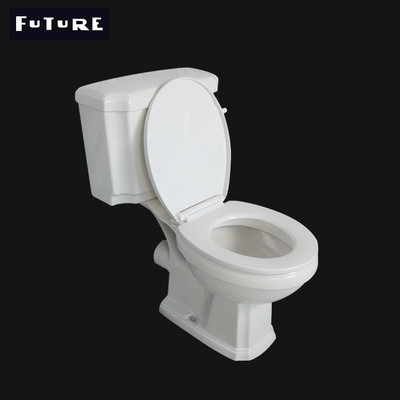 630*350*830mm Kapalı Akuple Wc Tuvalet Çift Parça Yavaşlatmalı Komodin