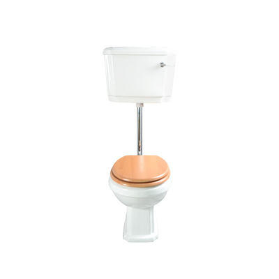 Banyo Alçak seviyeli rezervuar tek sifonlu Tuvalet