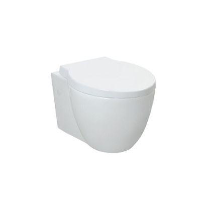 Banyo için Yuvarlak Cilalı Seramik Uzatılmış Koltuk Asma Wc