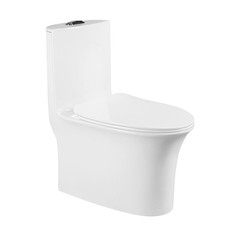 S Tuzaklı Antibakteriyel Filipin Klozet Lavabo Sifonik Tek Parça Tuvalet
