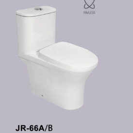 Modern Banyo Beyaz Seramik Tek Parça Su Dolabı Yüksek Dayanıklılık 20-30KG