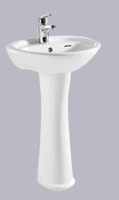 El Yıkama Modern Ayaklı Lavabo Tek Musluk Delikli Lavabo Filipin Lavabo